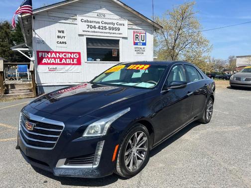 Dark Adriatic Blue Metallic 2016 Cadillac CTS 2.0L Turbo Luxury