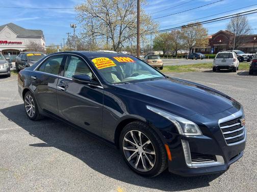 Dark Adriatic Blue Metallic 2016 Cadillac CTS 2.0L Turbo Luxury