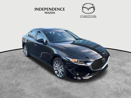 Jet Black Mica 2026 Mazda Mazda3 FWD w/Preferred Package