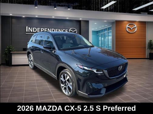 Jet Black Mica 2026 Mazda CX-5 Preferred