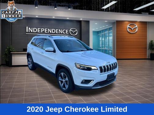 Bright White Clearcoat 2020 Jeep Cherokee Limited