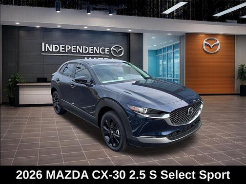 Deep Crystal Blue Mica 2026 Mazda CX-30 Select