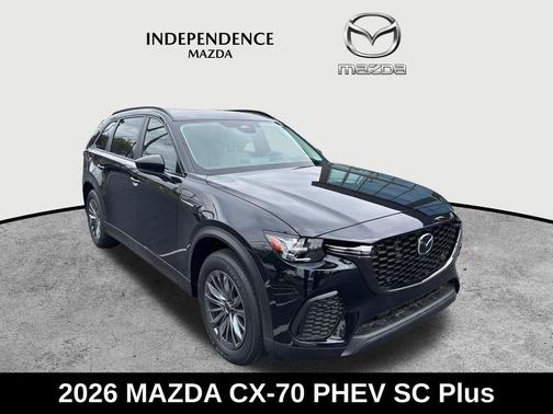 Jet Black Mica 2026 Mazda CX-70 SCP