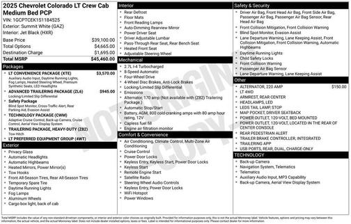 2025 Chevrolet Colorado LT