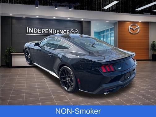 Shadow Black 2025 Ford Mustang EcoBoost
