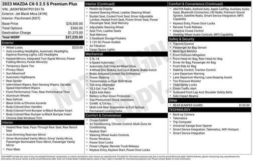 2023 Mazda CX-5 Premium Plus