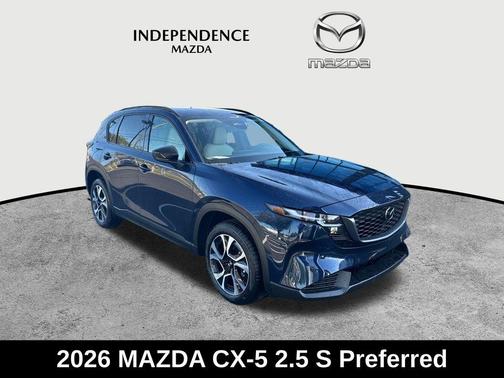 Navy Blue Mica 2026 Mazda CX-5 Preferred