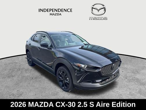 Jet Black Mica 2026 Mazda CX-30 2.5 S Aire Edition