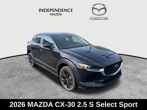 Jet Black Mica 2026 Mazda CX-30 Select