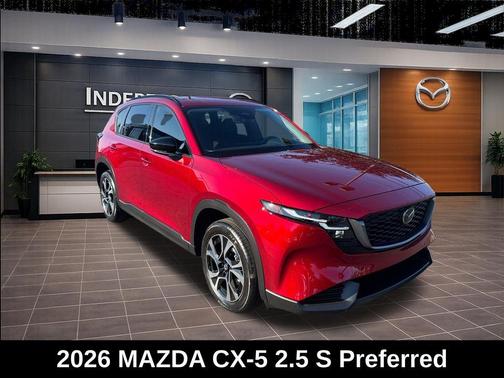 Soul Red Crystal Metallic 2026 Mazda CX-5 Preferred