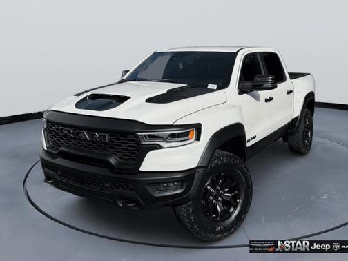 Bright White Clearcoat 2026 RAM 1500 RHO Crew Cab 4x4 5'7' Box