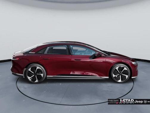 Zenith Red Metallic 2025 Lucid Air Touring