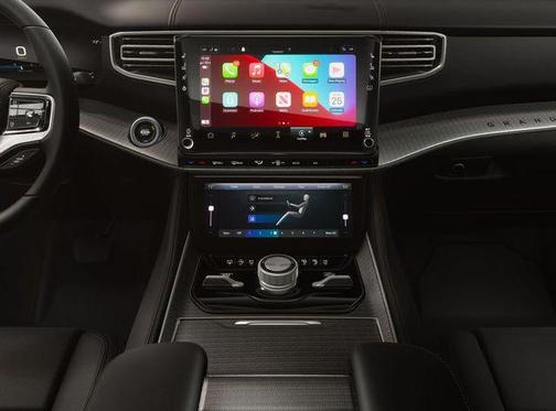 Bright White Clearcoat 2026 Jeep Grand Wagoneer Summit Obsidian 4x4