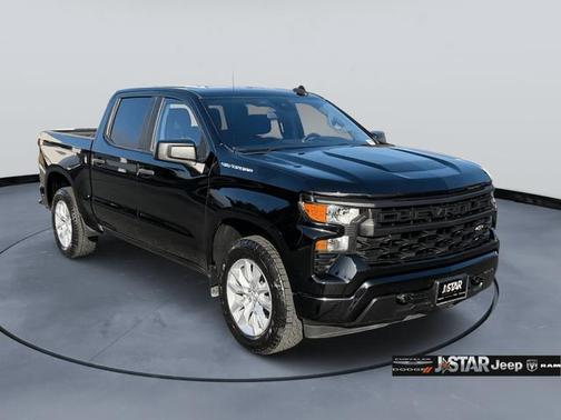 Black 2023 Chevrolet Silverado 1500 Custom