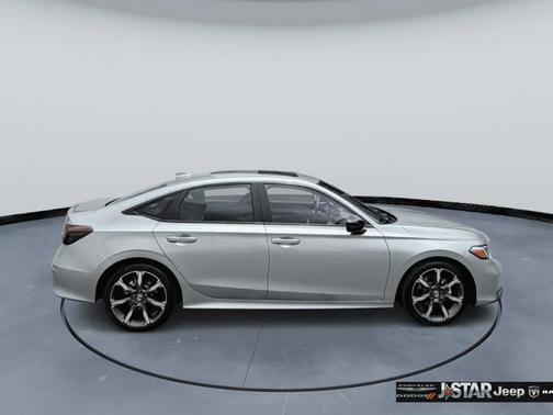 Solar Silver Metallic 2025 Honda Civic Hybrid Sport