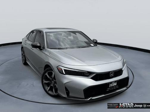Solar Silver Metallic 2025 Honda Civic Hybrid Sport