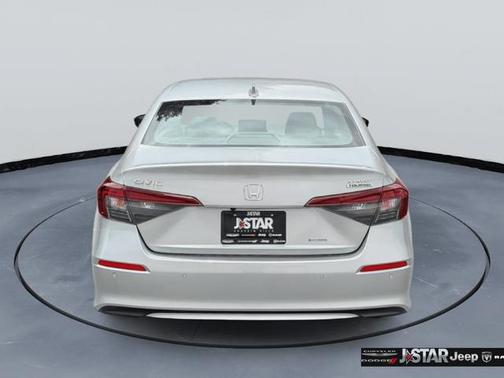 Solar Silver Metallic 2025 Honda Civic Hybrid Sport