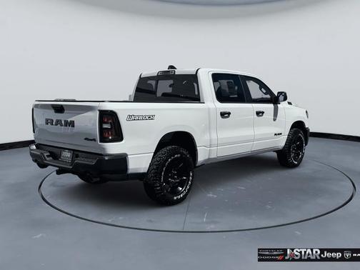 Bright White Clearcoat 2026 RAM 1500 Warlock Crew Cab 4x4 5'7' Box