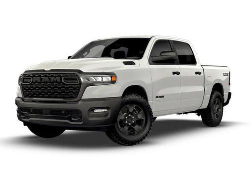 Bright White Clearcoat 2026 RAM 1500 Warlock Crew Cab 4x4 5'7' Box