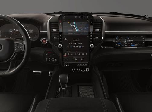 Blue Metallic 2026 RAM 1500 RHO Crew Cab 4x4 5'7' Box