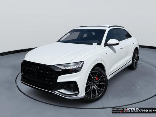Glacier White Metallic 2022 Audi Q8 55 Premium Plus