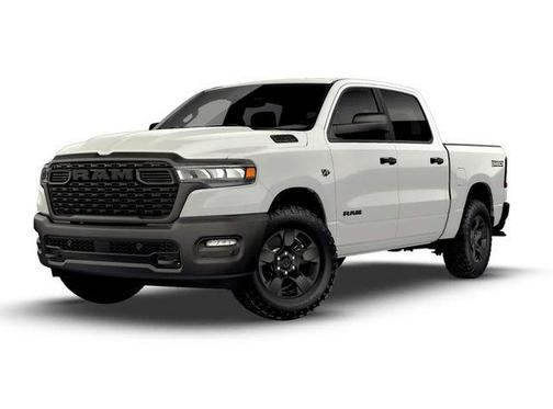 Bright White Clearcoat 2026 RAM 1500 Warlock Crew Cab 4x4 5'7' Box