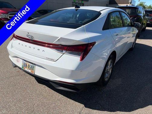 Quartz White 2021 Hyundai ELANTRA SE