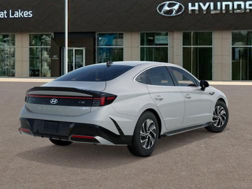Serenity White 2026 Hyundai SONATA Hybrid Base