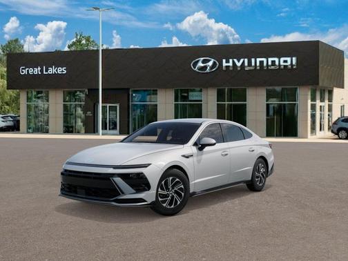 Serenity White 2026 Hyundai SONATA Hybrid Base