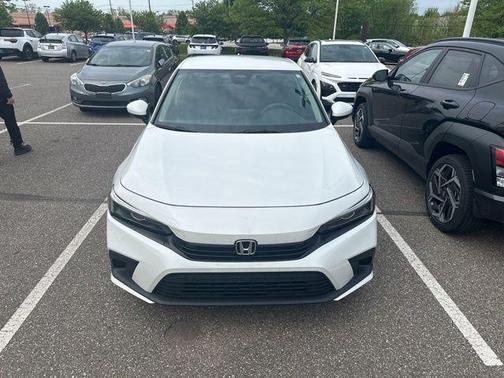 Platinum White Pearl 2023 Honda Civic LX