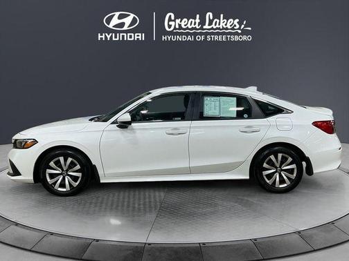 Platinum White Pearl 2023 Honda Civic LX