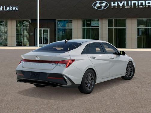 Serenity White 2026 Hyundai ELANTRA HEV Blue