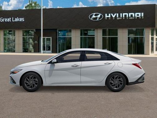 Serenity White 2026 Hyundai ELANTRA HEV Blue