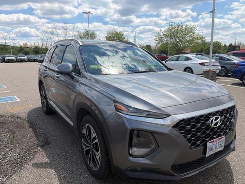 Machine Gray 2019 Hyundai SANTA FE Limited 2.0T