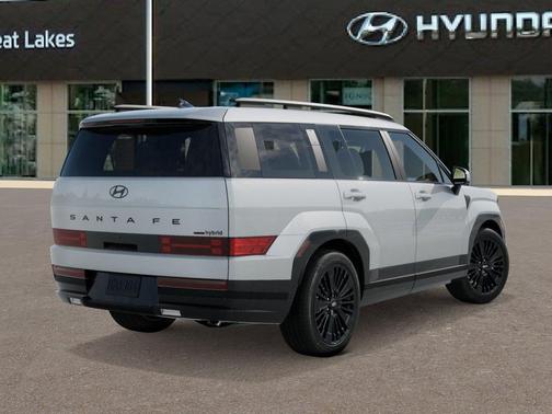 Serenity White 2026 Hyundai SANTA FE HEV Calligraphy