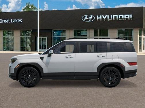 Serenity White 2026 Hyundai SANTA FE HEV Calligraphy