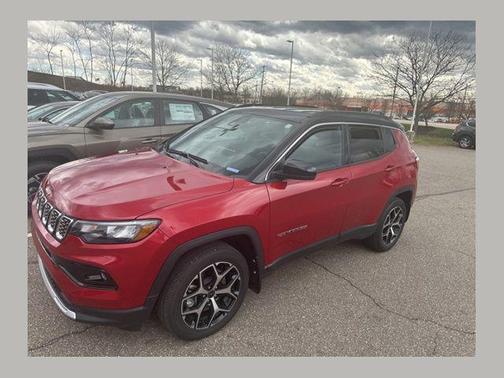 Red Hot Pearlcoat 2025 Jeep Compass Limited