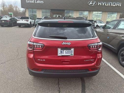 Red Hot Pearlcoat 2025 Jeep Compass Limited