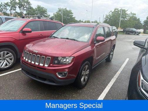 Deep Cherry Red Crystal 2016 Jeep Compass Latitude