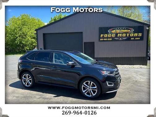 Shadow Black 2018 Ford Edge Sport
