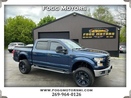 Blue 2015 Ford F-150 XLT