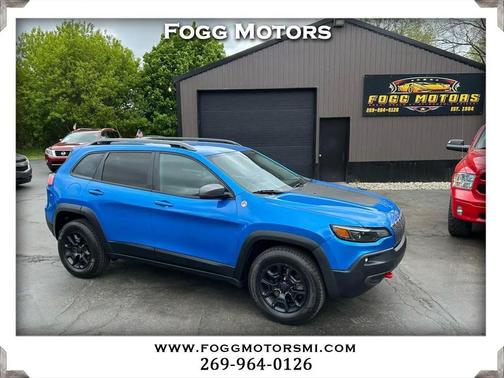 Hydro Blue Pearlcoat 2020 Jeep Cherokee Trailhawk