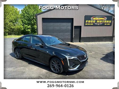 Black 2025 Cadillac CT4 Sport