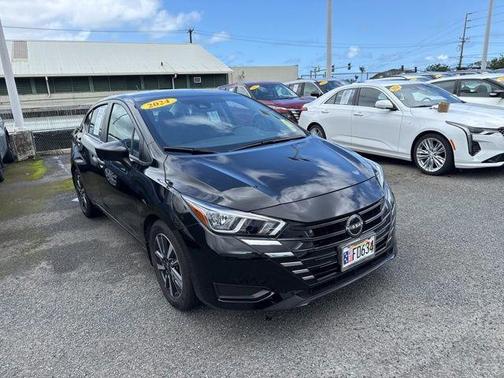 Black 2024 Nissan Versa S