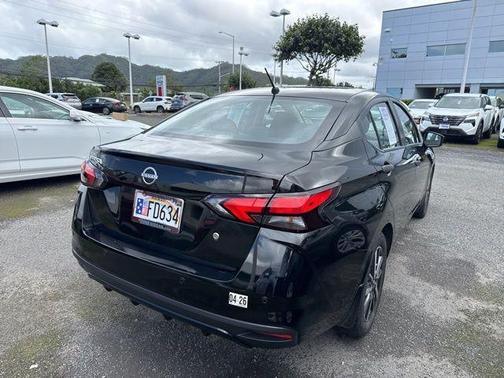 Black 2024 Nissan Versa S