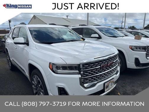 Summit White 2023 GMC Acadia Denali