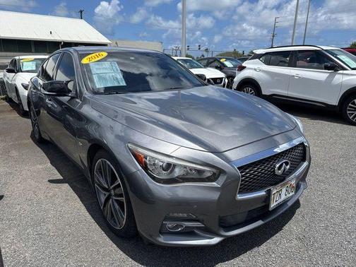 Gun Metallic 2016 INFINITI Q50 3.0T Premium
