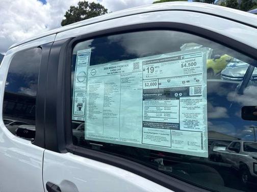 Glacier White 2026 Nissan Frontier S