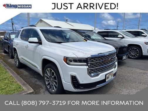 Summit White 2023 GMC Acadia Denali