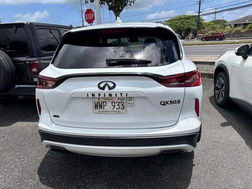 Radiant White 2023 INFINITI QX50 SPORT